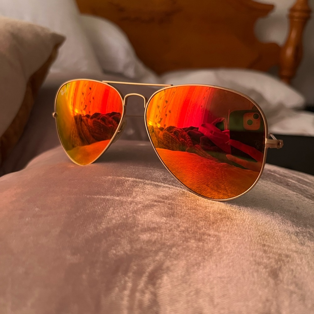 Ray Ban Aviator flash lenses